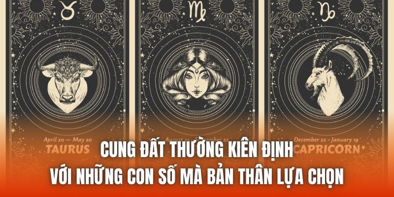 Cung đất thường kiên định với những con số mà bản thân lựa chọn