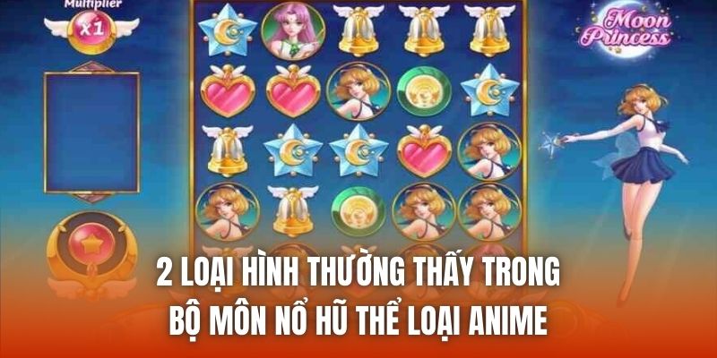 2 loại hình thường thấy trong bộ môn nổ hũ thể loại anime